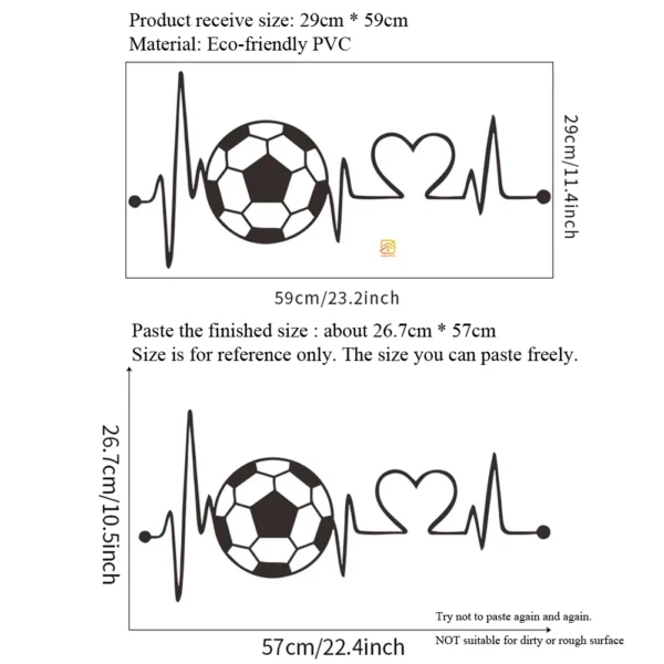 Sticker - Football Heartbeat - Image 2