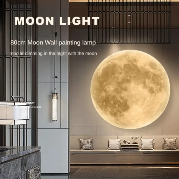 Wall Lamp - Simulation Moon