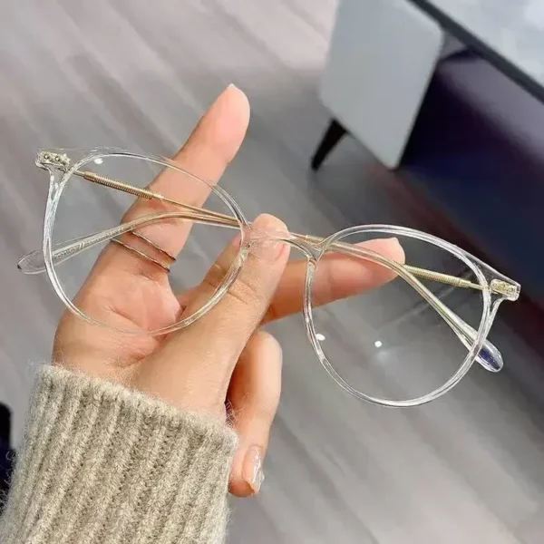 Glasses - Luxury Round Myopia - Image 5