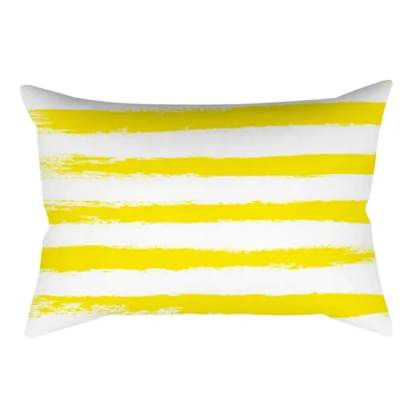 Rectangular Yellow Pillowcase Sofa Car Seat Cushion Cover Home Textile Simple Fashion Geometric - Image 6