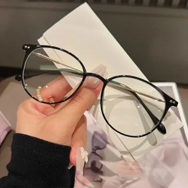 Glasses - Luxury Round Myopia