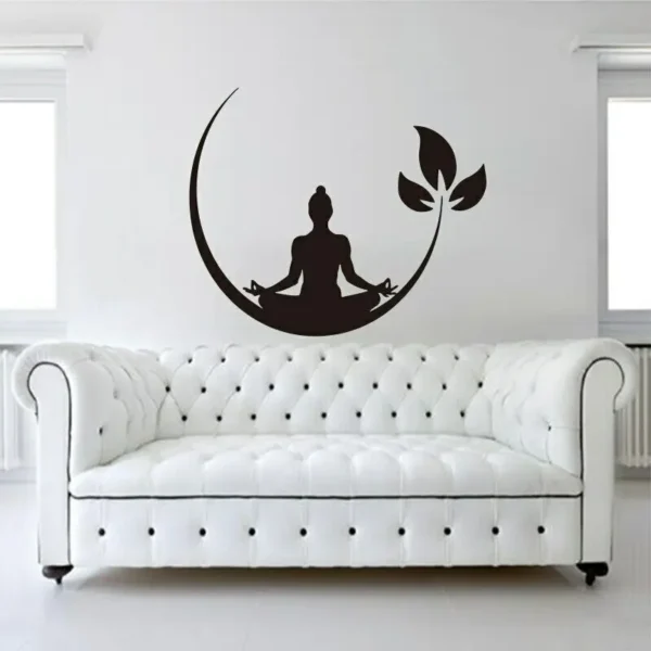 Wall Sticker - Art Deco Buddha Moon - Image 5