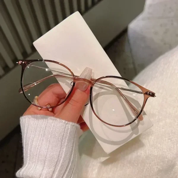 Glasses - Luxury Round Myopia - Image 6