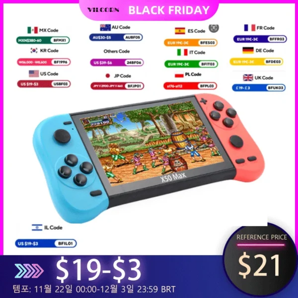 VILCORN X50 MAX Handheld Game Console - Image 2