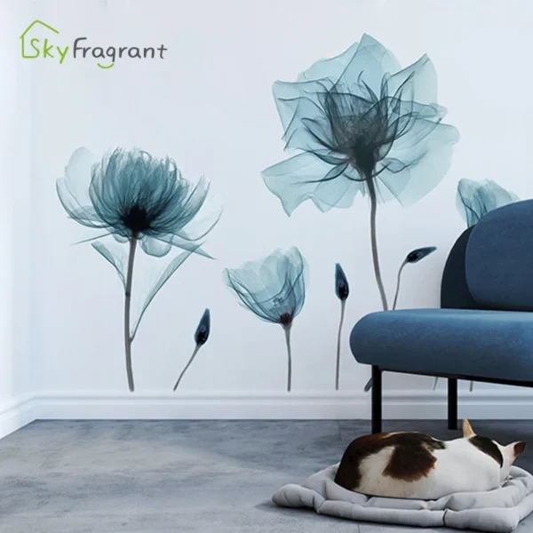 Nordic Lotus Wall Sticker - Image 4