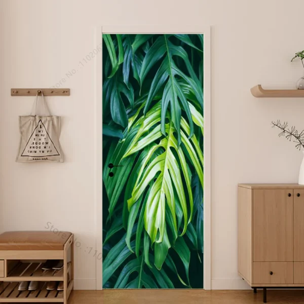 Removable Vinyl Decal Landscape Door Wallpaper - Image 4