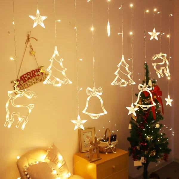 Christmas Decoration Festoon Curtain