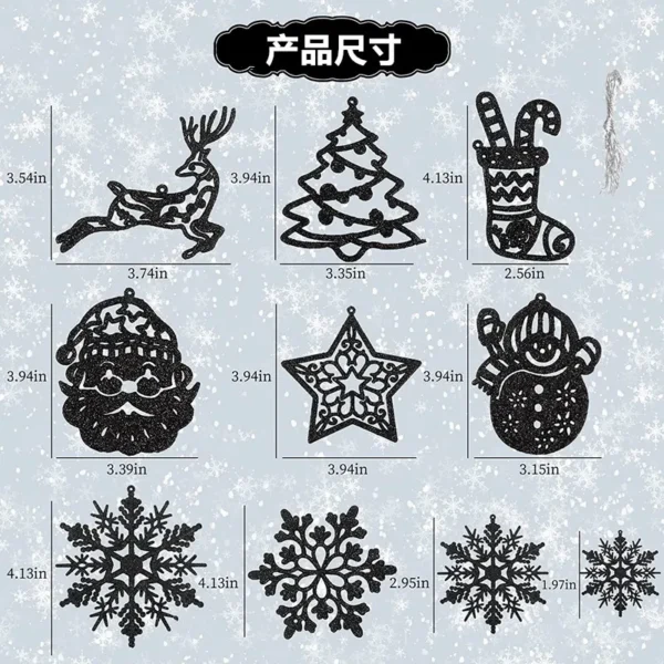 Christmas Ornaments Snowflake - Image 6