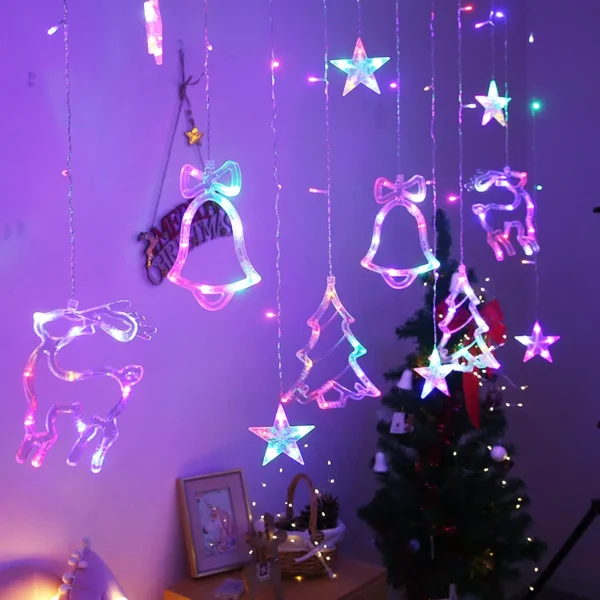 Christmas Decoration Festoon Curtain - Image 2