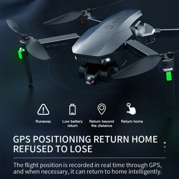 ZLL SG907 MAX GPS Professional Drone with 5G WiFi EIS 4K Camera - Image 6