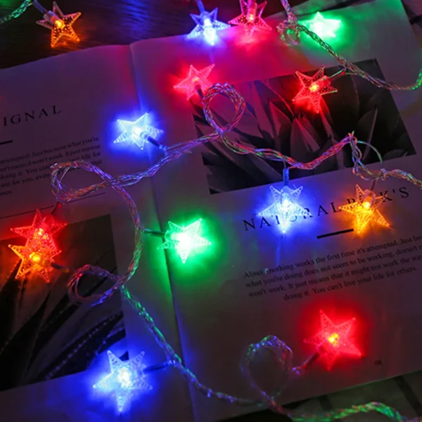 LED String Lights Outdoor Star Chain - Image 4