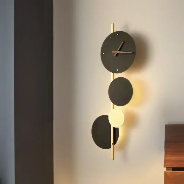 Modern LED Clock Wall Lamp - Image 5