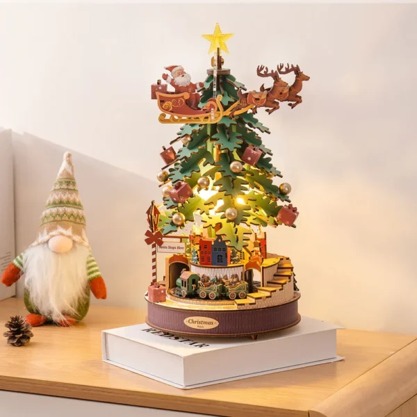 Robotime Rolife Christmas Melody Tree Music Boxes - Image 2