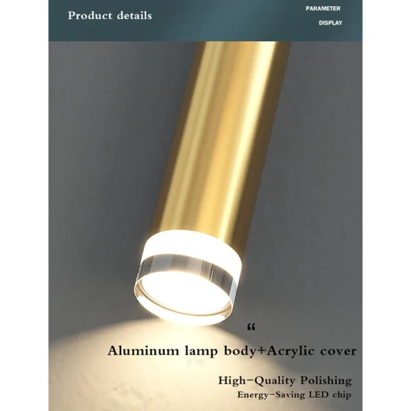 Fumi Modern Adjustable LED Pendant Light - Image 4