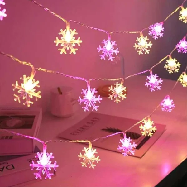 Snowflake String Lights - Image 3