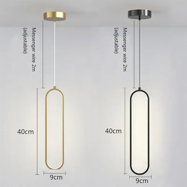 Modern Minimalist LED Pendant Light - Image 5