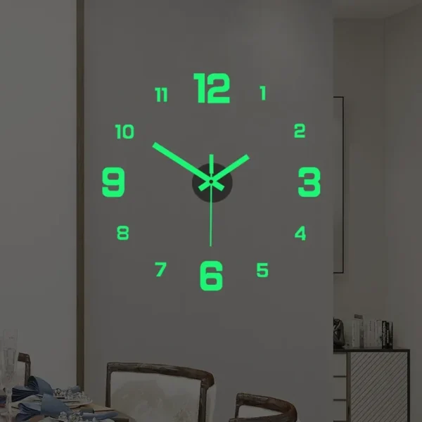 3D Luminous Wall Clock