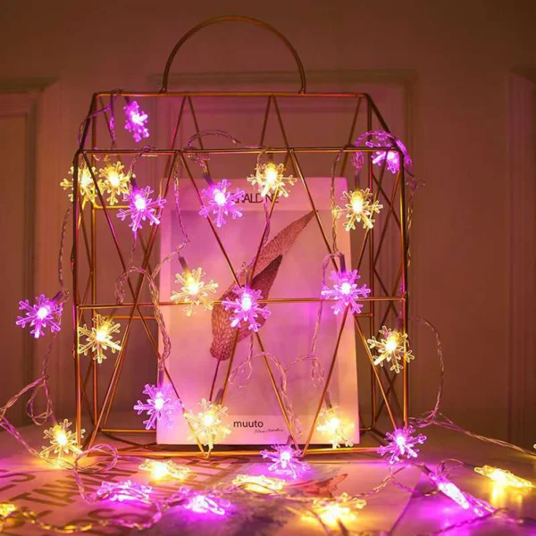 Snowflake String Lights - Image 2