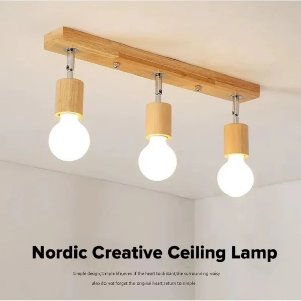 Modern Wooden Ceiling Light