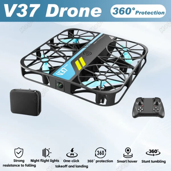 New V37 Mini Grid Drone K HD Camera - Image 2