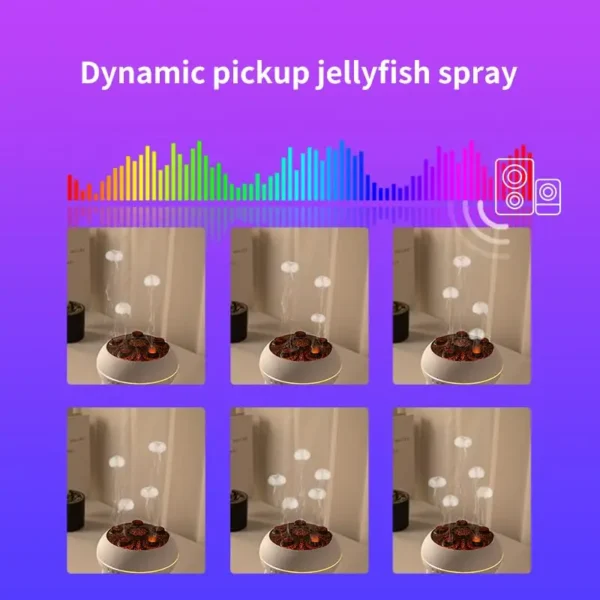 Dynamic Jellyfish Air Humidifier 250ml Essential Oil Diffuser - Image 3