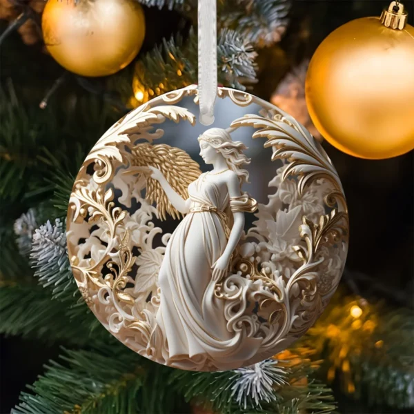 Acrylic Angel Hanging Decoration - Image 2