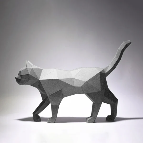 60cm Cat Paper Model 3D Paper craft - Image 2