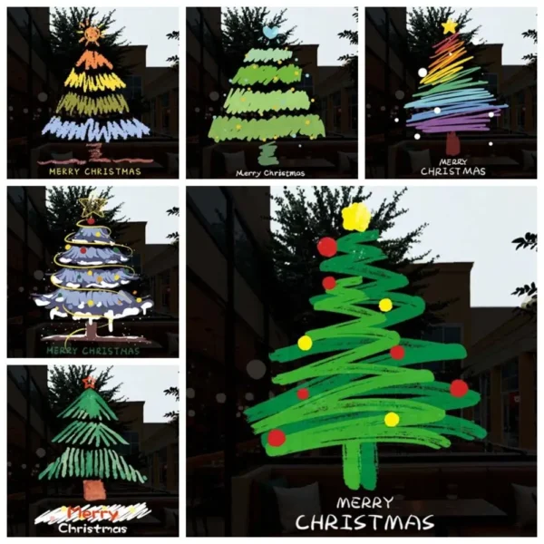 Colorful Christmas Tree Stickers - Image 6