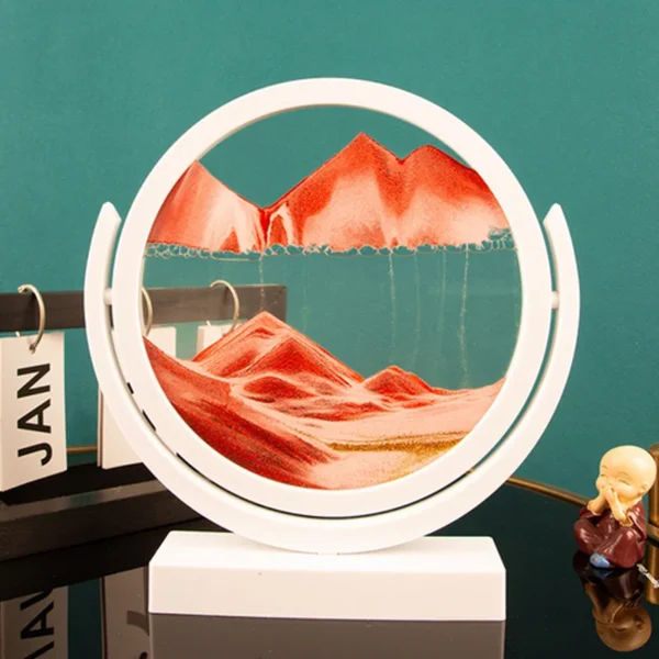 Flowing Sand Painting Art Hourglass